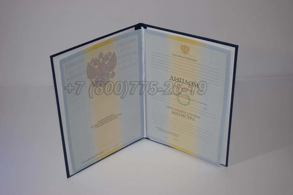 Диплом магистра Гознак 2009-2010 год выпуска г.Красноярск