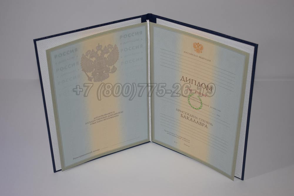 Диплом бакалавра Гознак 2003-2008 год выпуска г.Красноярск