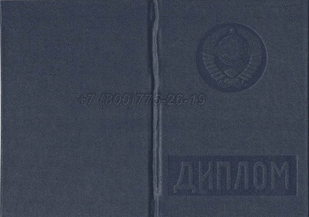 Диплом вуза Таджикской ССР Гознак 1975-1991 год выпуска г.Красноярск