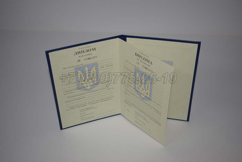 Диплом бакалавра Украины Гознак 1994-1999 год выпуска г.Красноярск