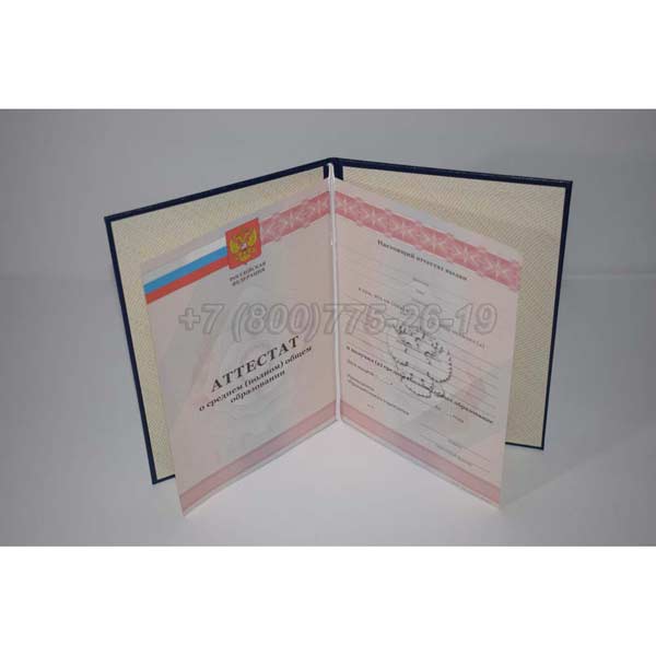 Аттестат За 11 Класс 2008-2009 г.в. Красноярск