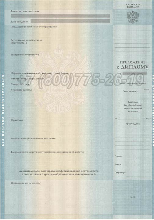 Диплом института Гознак 2003-2008 год выпуска г.Красноярск